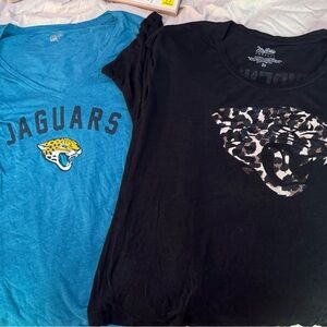 NFL Women’s plus (2 shirts) Jaguars Tees - Blue and Black